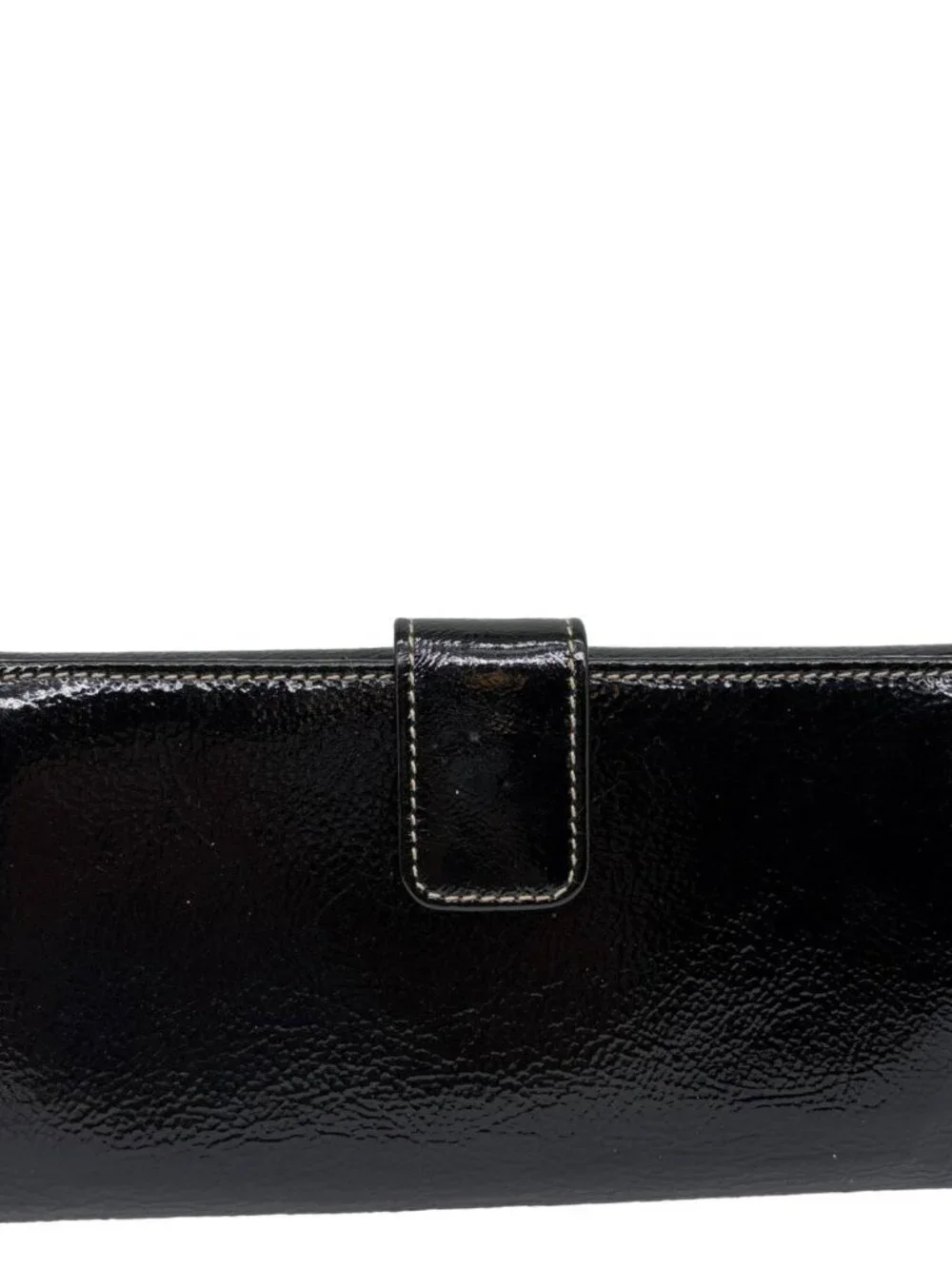 Gucci  Patent Leather Long Wallet Black 162360 - Picture 3 of 11